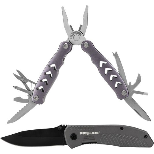 Multi-tools and key – Set: multi-tool and folding knife, proline case - Carlat