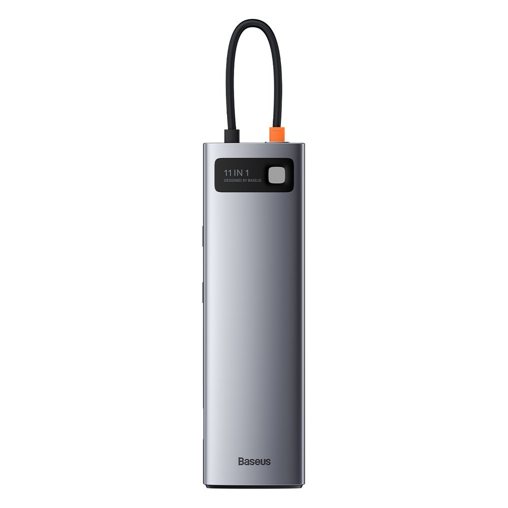 Multifunctional HUB replicator USB-C Metal Gleam 11w1 gray - Carlat