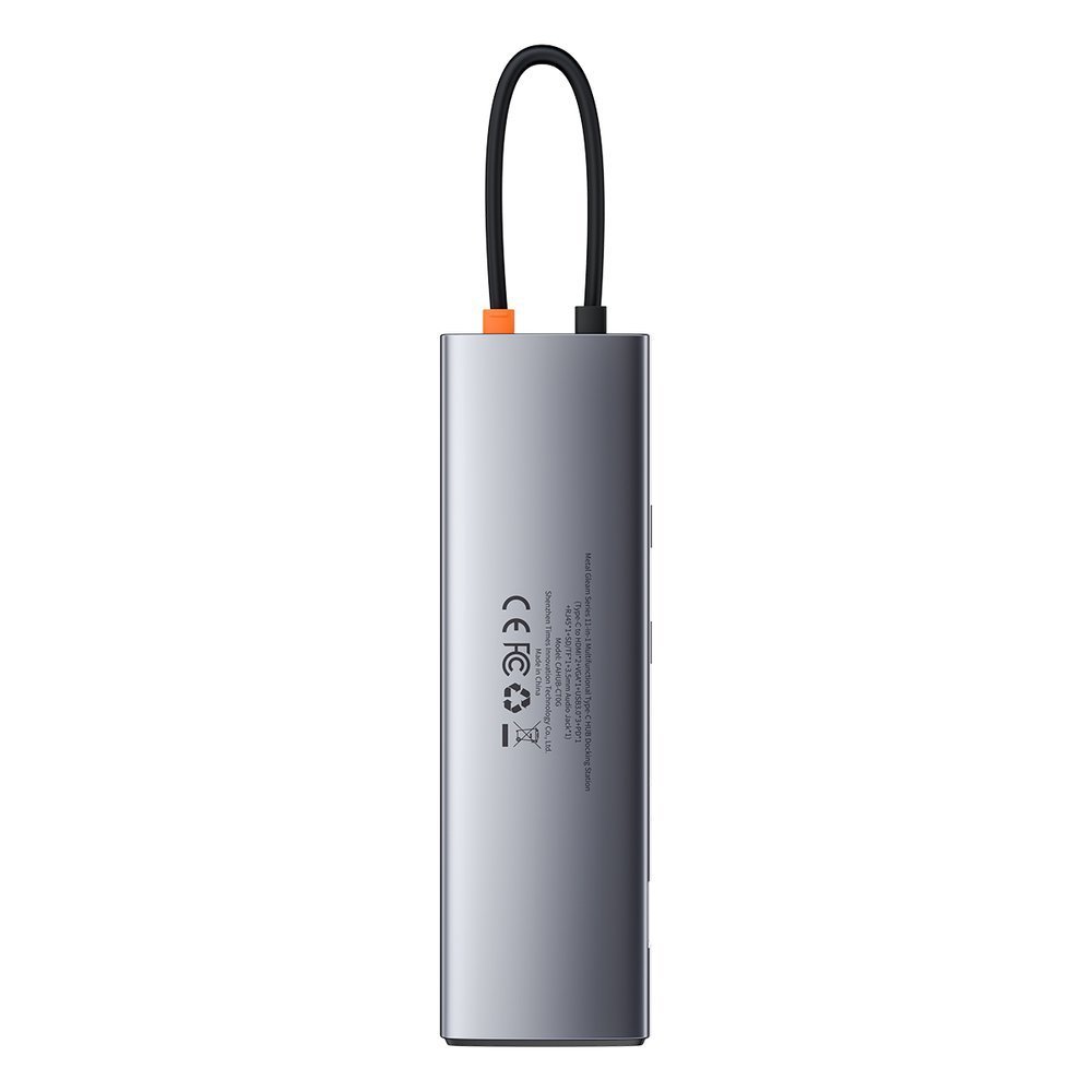 Multifunctional HUB replicator USB-C Metal Gleam 11w1 gray - Carlat