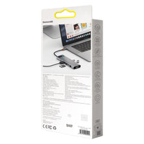 Multifunctional HUB replicator USB-C Metal Gleam 11w1 gray - Carlat