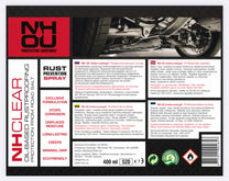 NHOU® Black & Clear Rust Prevention Spray Set – 6 × 400ml - Carlat