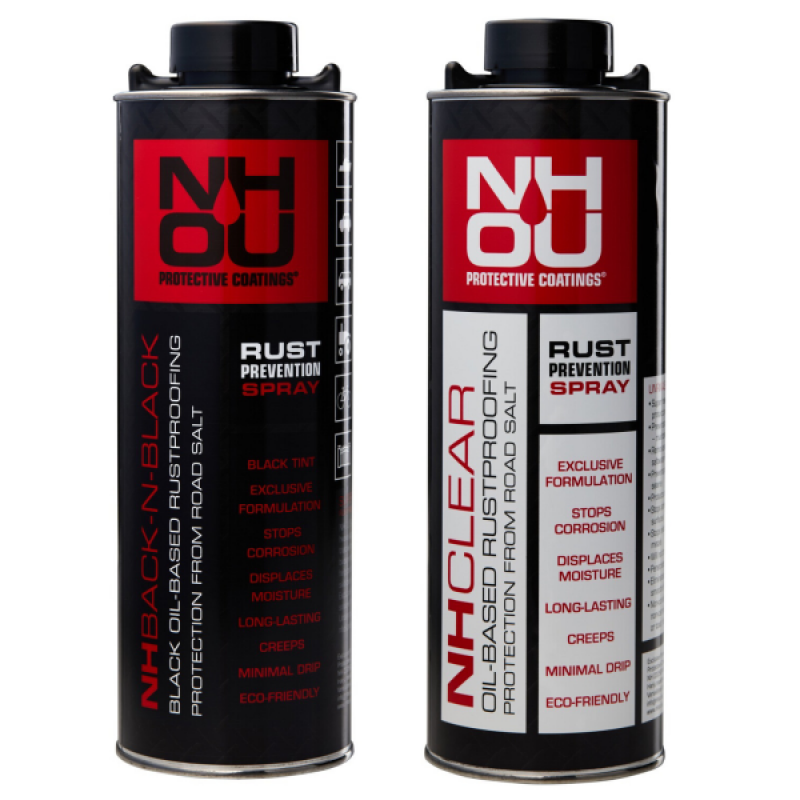 NHOU® Clear & Black Rust Prevention Oil Coating Set – 2 × 1L - Carlat