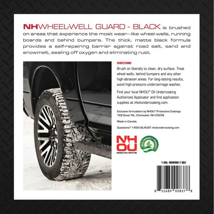 NHOU Wheel-Well Guard Black HD – 18kg | Heavy-Duty Rust Coating