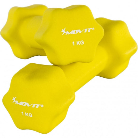 Neoprene dumbbells 2x1 kg MOVIT - Carlat