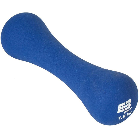 Neoprene dumbbells EB FIT 1.5 kg blue 1029245 / N/A - Carlat