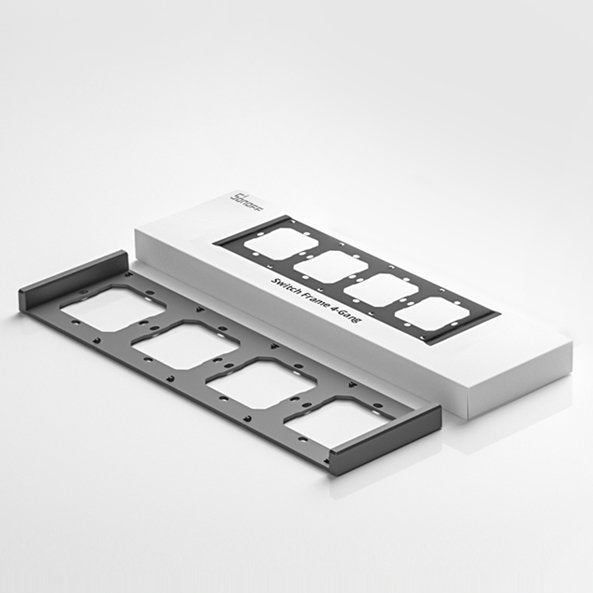 Networking – Quadruple mounting frame for installing M5-80 wall switches - Carlat