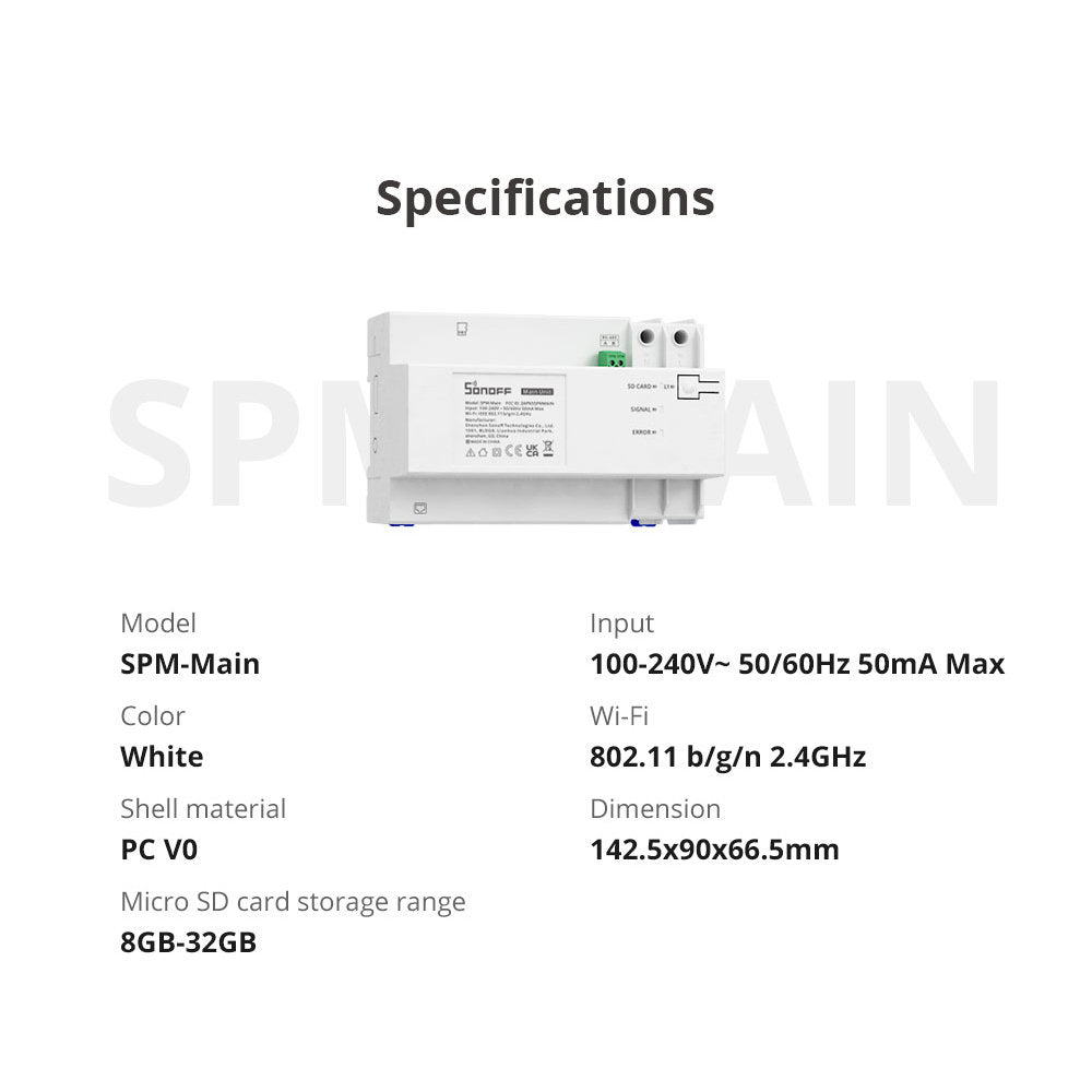 Networking – Smart Switch WiFi Ethernet Power Meter SPM-Main - Carlat