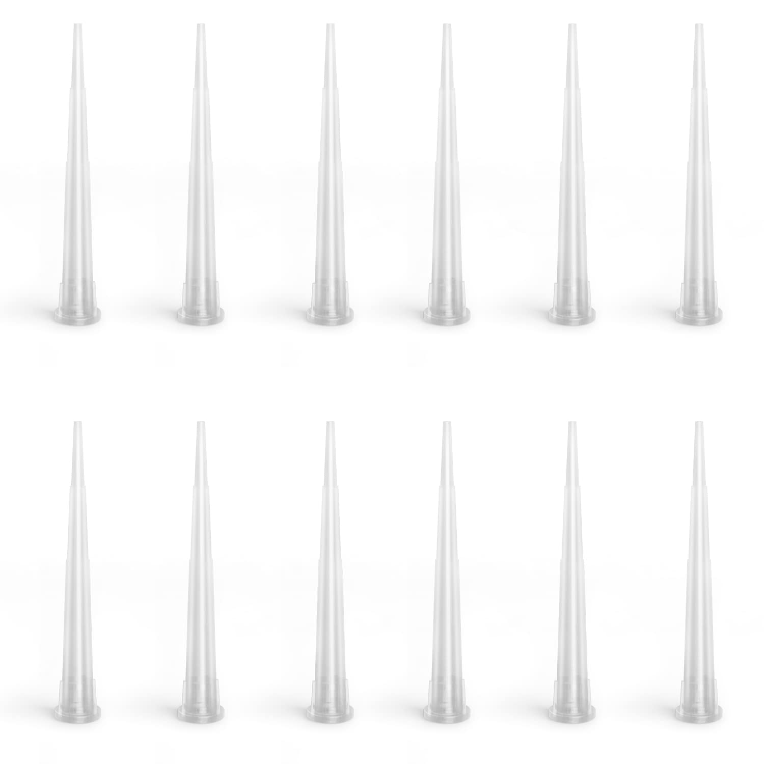 ONiLAB Pipette Tips 10 ul 1000 Pieces Laboratory Universal Plastic Liquid Pipette Tips Polypropylene (PP) Autoclavable, Transparent - Carlat