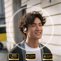 OWS Eli 2i Fit wireless headphones with earpieces - white - Carlat