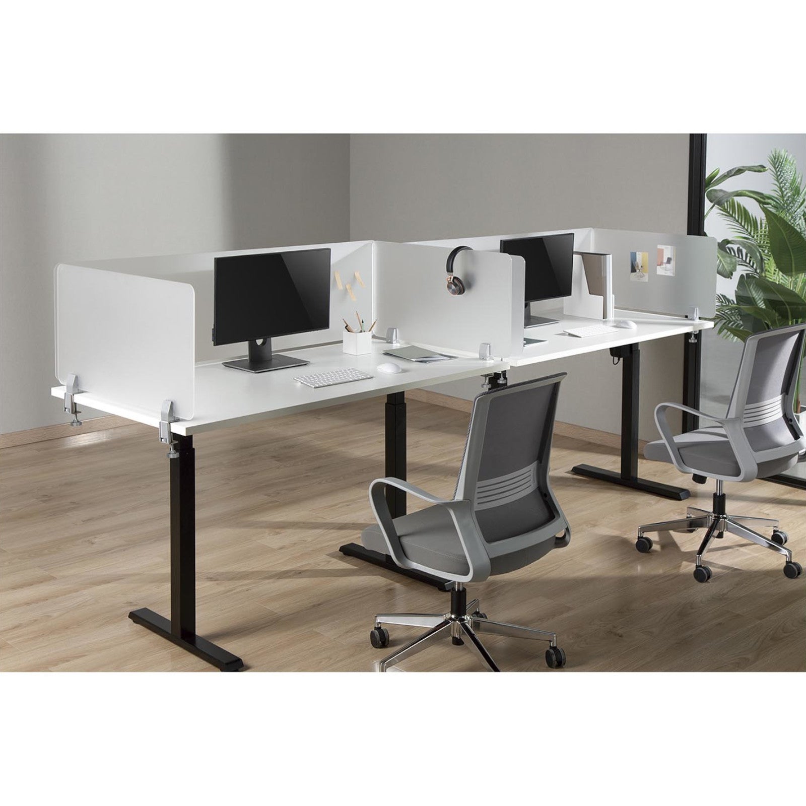 Office Equipment – Desk partition wall, three-sided acrylic panel, 3 - Carlat
