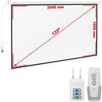Office Equipment – Electric projection screen, wall, ceiling, matte white, - Carlat