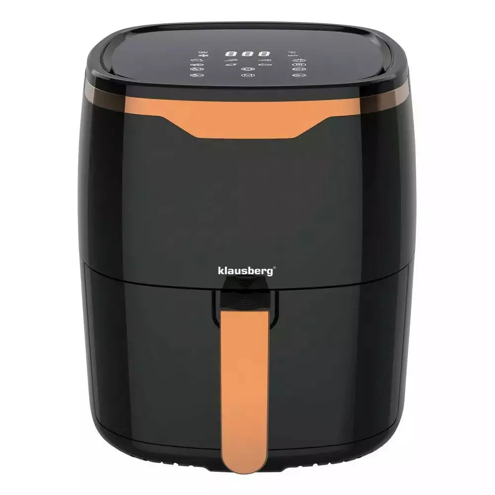 Oil-free – 4.5-Liter Oil-Free Air Fryer, Black and Gold - Klausberg - Carlat