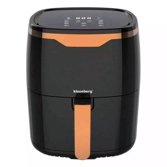 Oil-free – 4.5-Liter Oil-Free Air Fryer, Black and Gold - Klausberg - Carlat