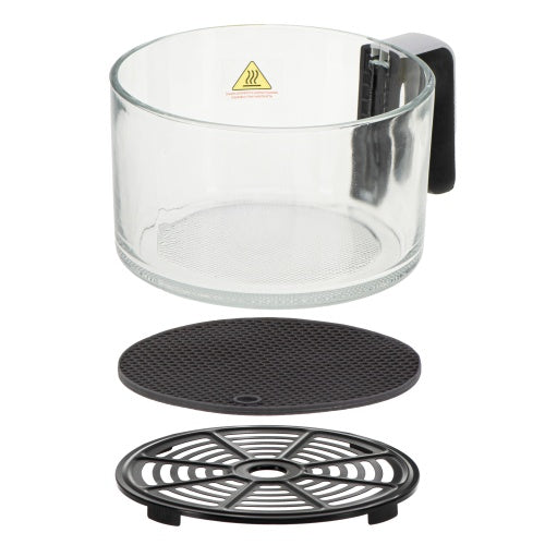 Oil-free – AD 6316 Oil-Free Air Fryer with 3-Liter Glass Bowl - Carlat