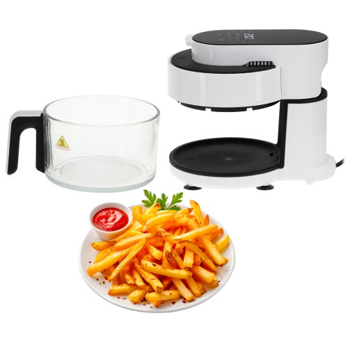 Oil-free – AD 6316 Oil-Free Air Fryer with 3-Liter Glass Bowl - Carlat