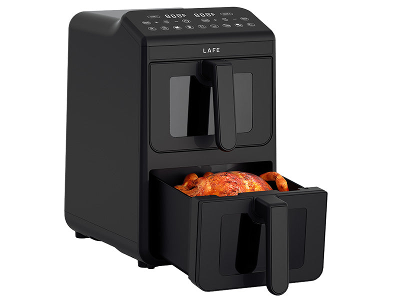 Oil-free and traditional – LAFE Dual Fry 10 L Oil-Free Fryer - Carlat