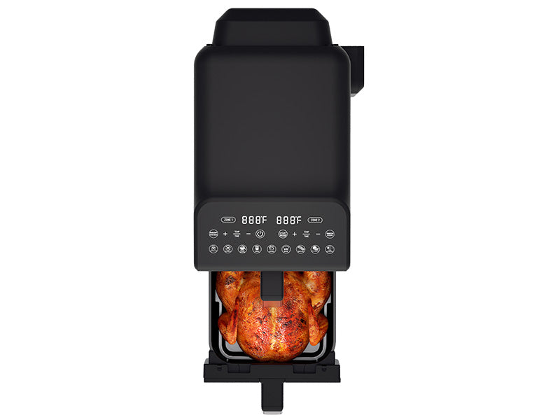 Oil-free and traditional – LAFE Dual Fry 10 L Oil-Free Fryer - Carlat