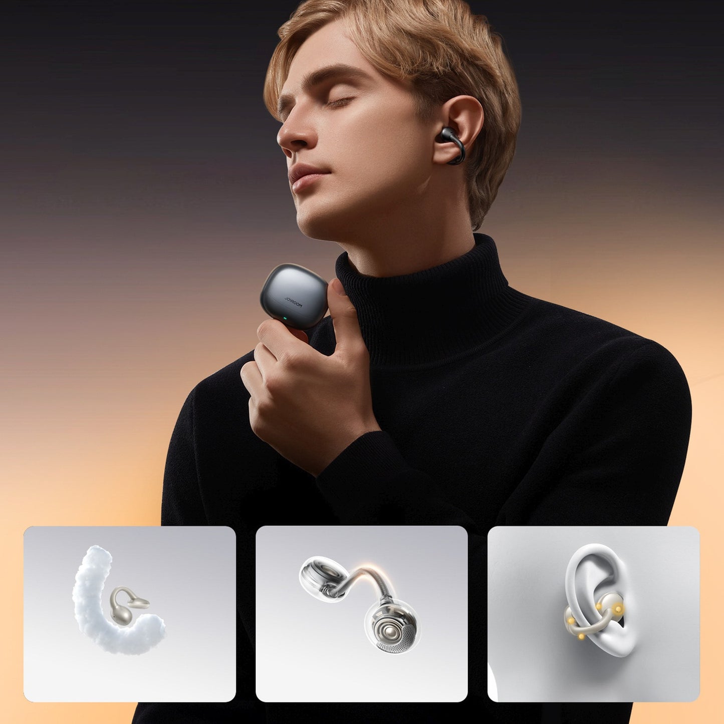 Openfree JR-OE3 TWS wireless in-ear headphones - black - Carlat