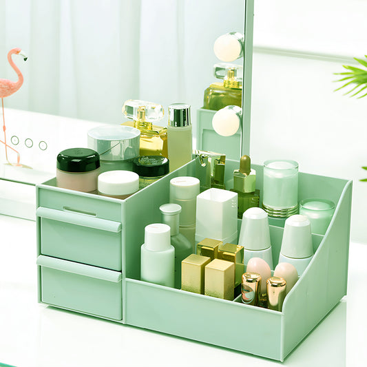 Organizer box for cosmetics and jewelry, with drawers, cosmetic bag, container - Carlat