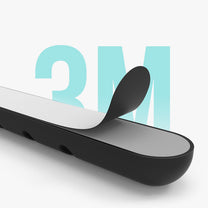 Organizer handle for 4 cables self-adhesive cables - black - Carlat