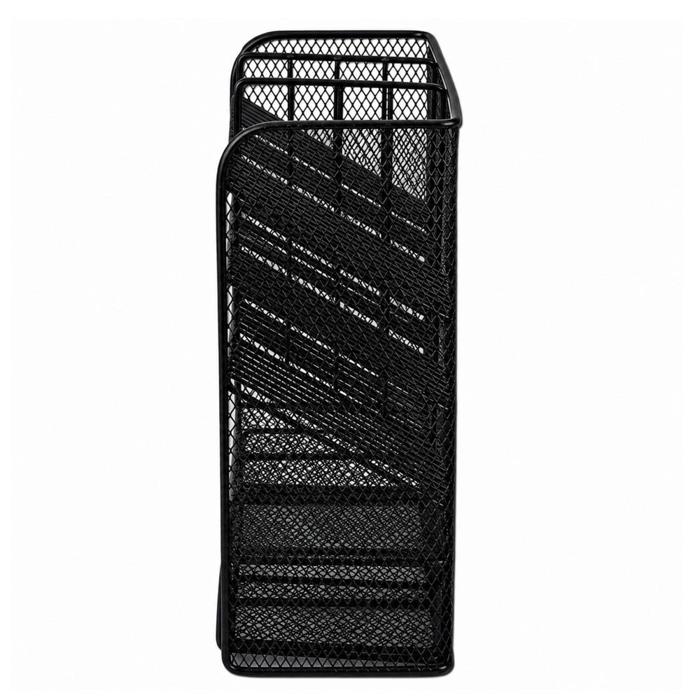 Organizers for supplies – Metal Desk Organizer for Stationery and Accessories—Black - Carlat