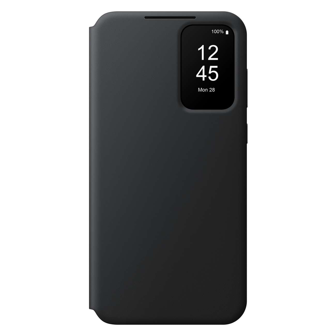 Original Smart View Wallet case with flap for Samsung Galaxy A35, black - Carlat