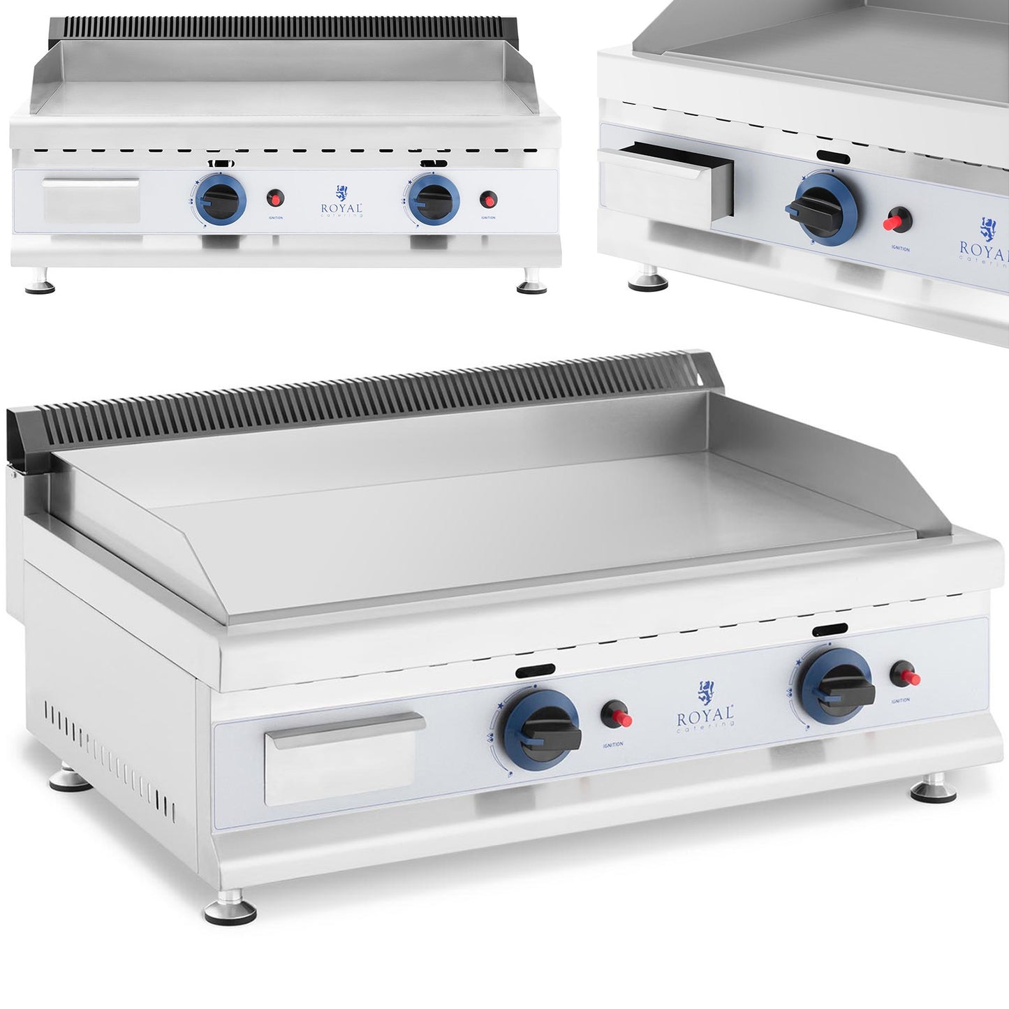 Outdoor Grill Accessories – Double smooth adjustable stainless steel gas - Carlat