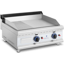 Outdoor Grill Accessories – Double smooth, grooved, stainless steel gas - Carlat