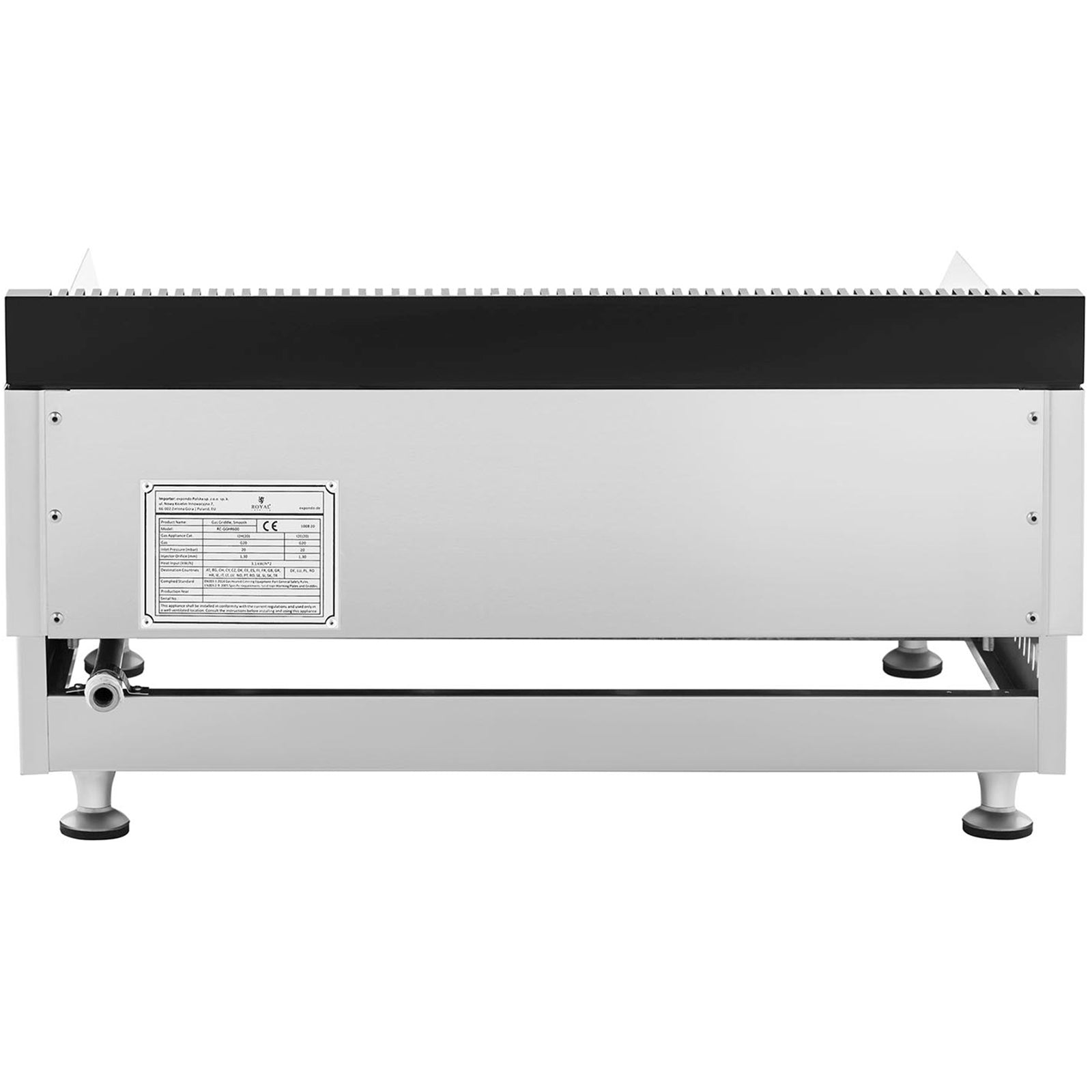 Outdoor Grill Accessories – Double smooth, grooved, stainless steel gas - Carlat