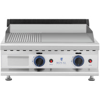 Outdoor Grill Accessories – Double smooth, grooved, stainless steel gas - Carlat