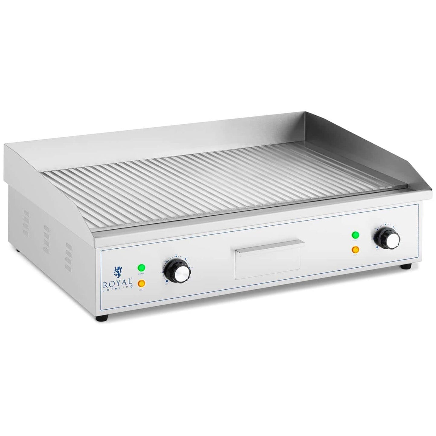 Outdoor Grill Accessories – Electric grill, grooved grill plate, 700 - Carlat