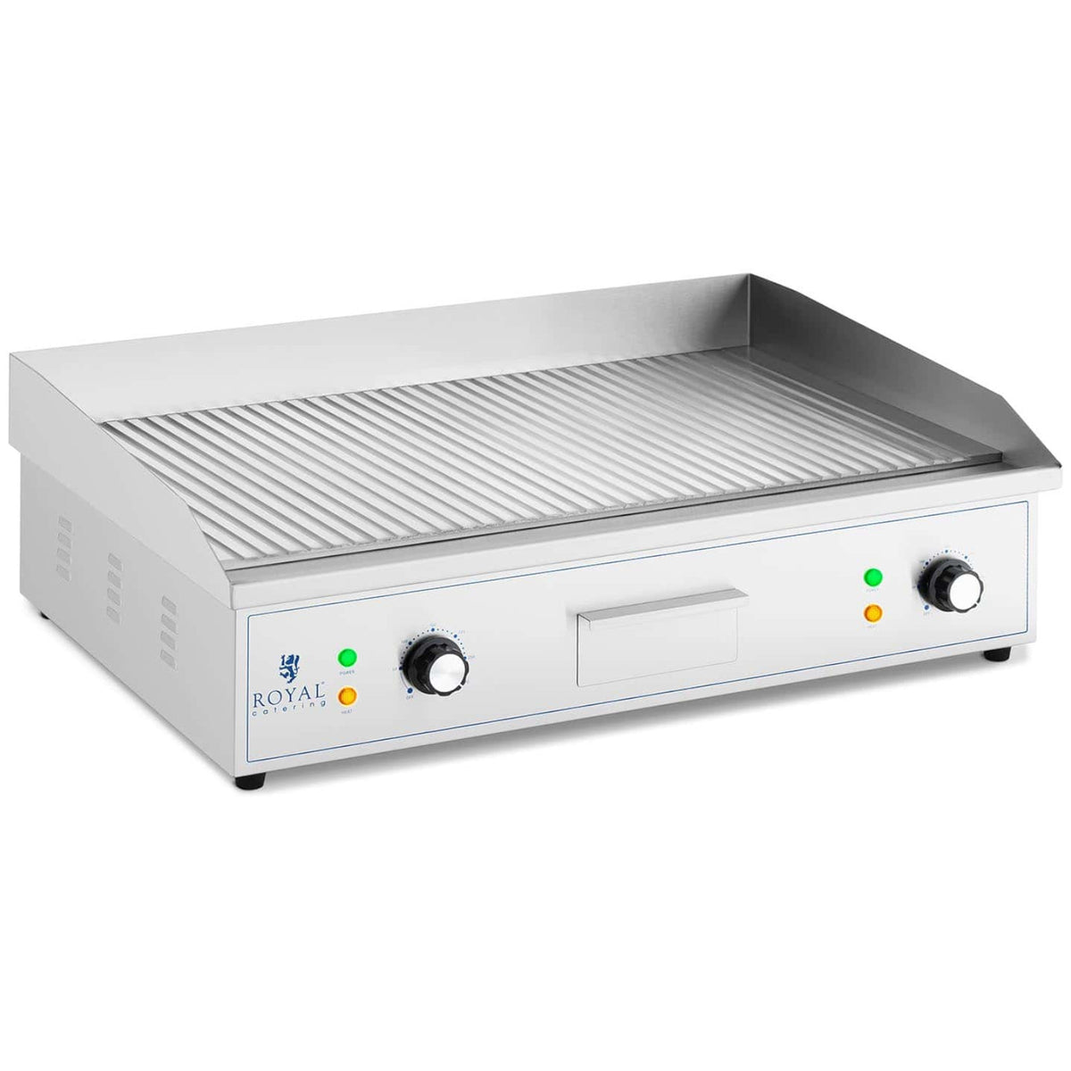 Outdoor Grill Accessories – Electric grill, grooved grill plate, 700 - Carlat
