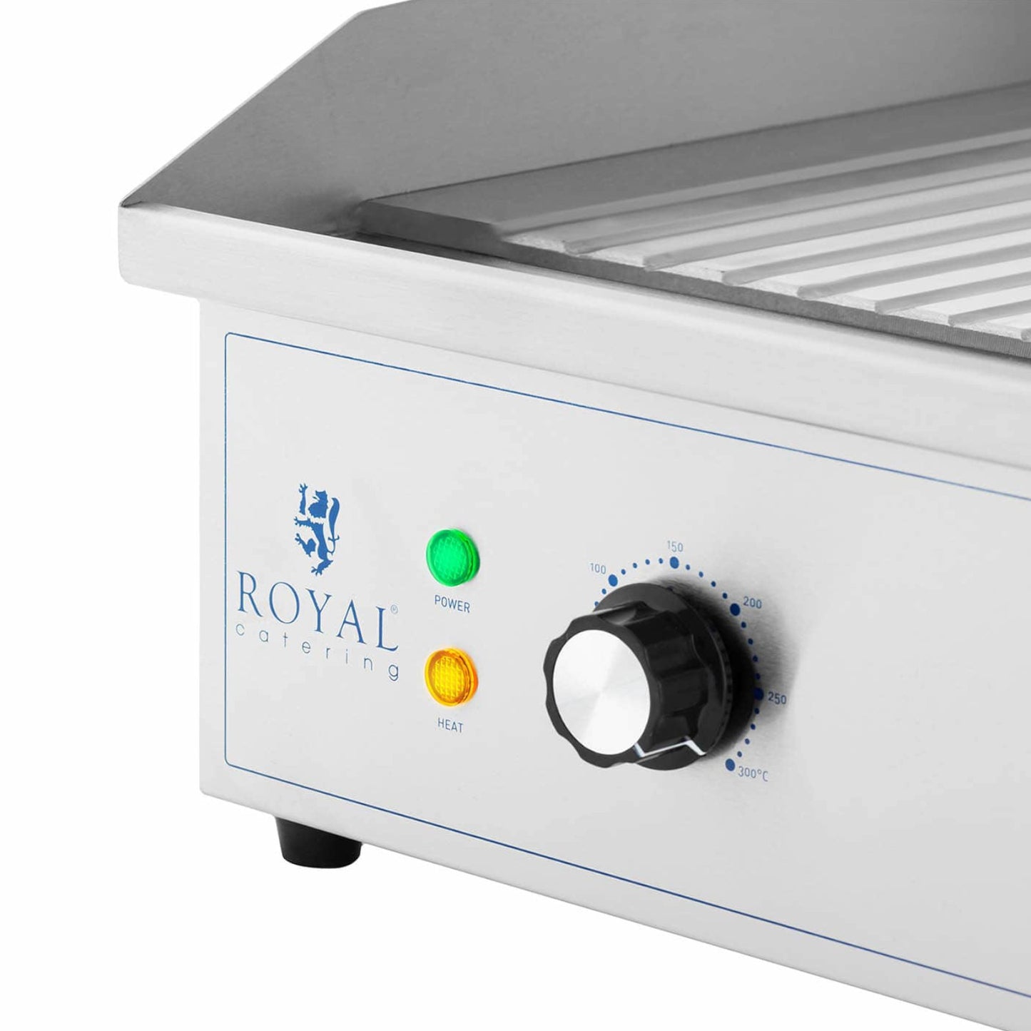 Outdoor Grill Accessories – Electric grill, grooved grill plate, 700 - Carlat