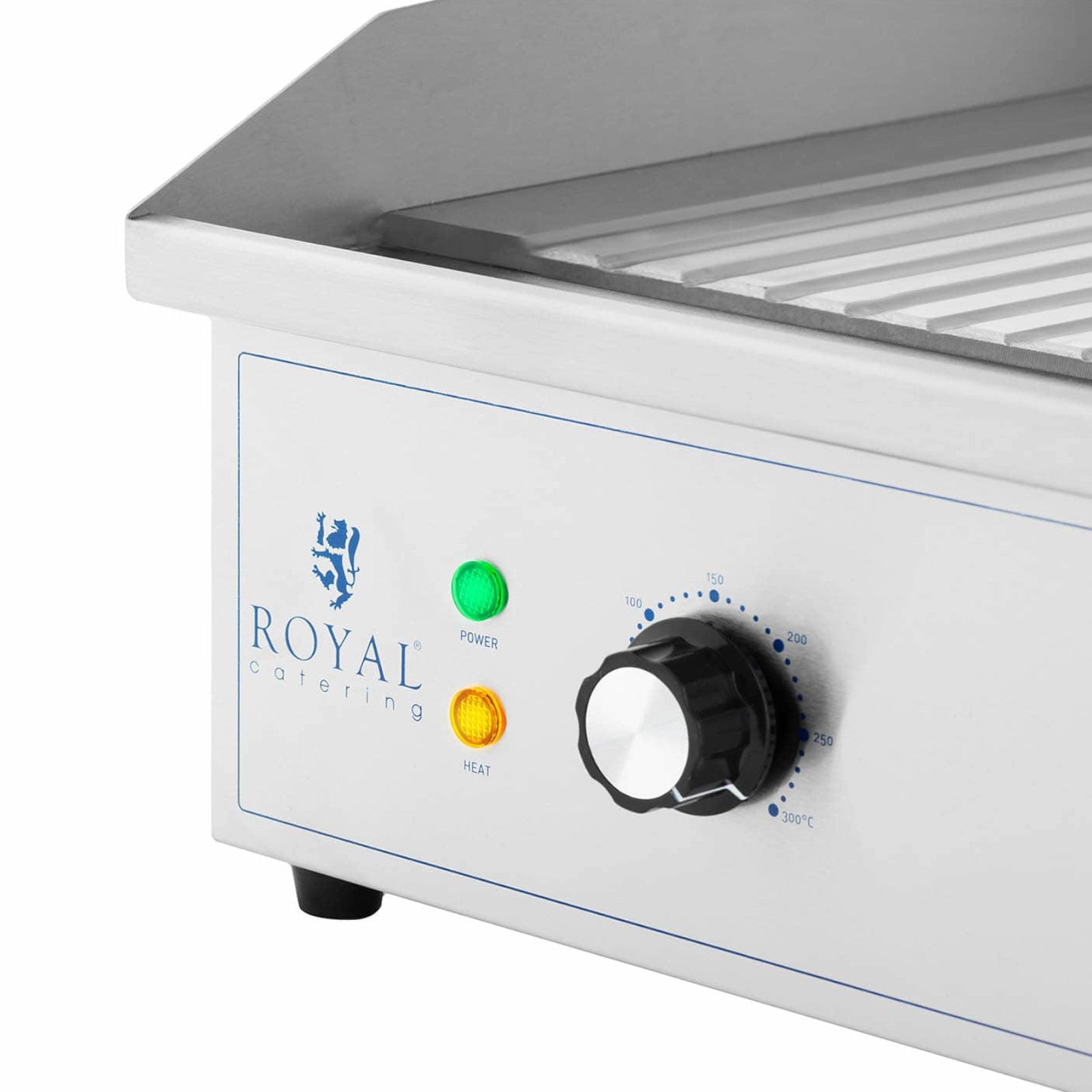 Outdoor Grill Accessories – Electric grill, grooved grill plate, 700 - Carlat