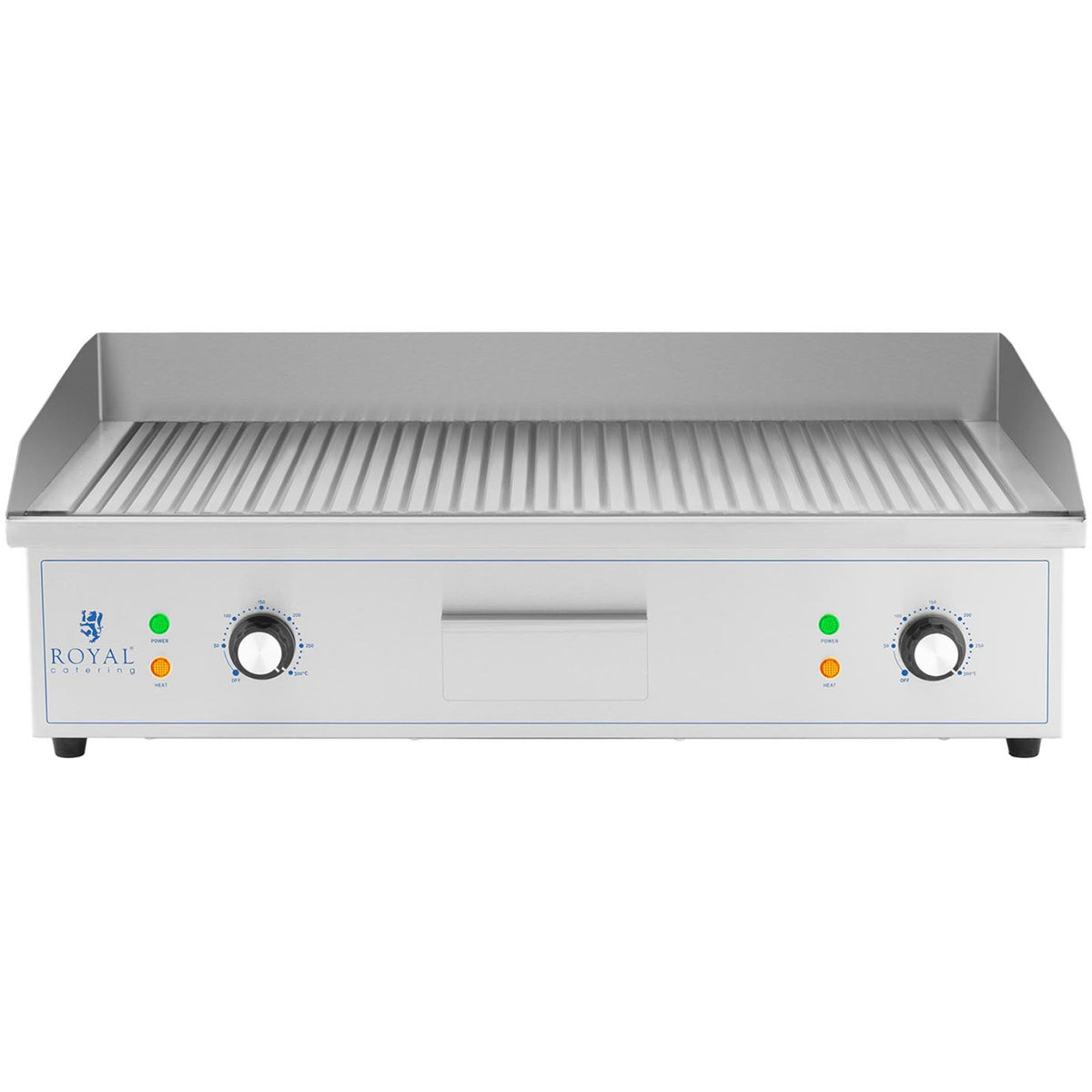 Outdoor Grill Accessories – Electric grill, grooved grill plate, 700 - Carlat