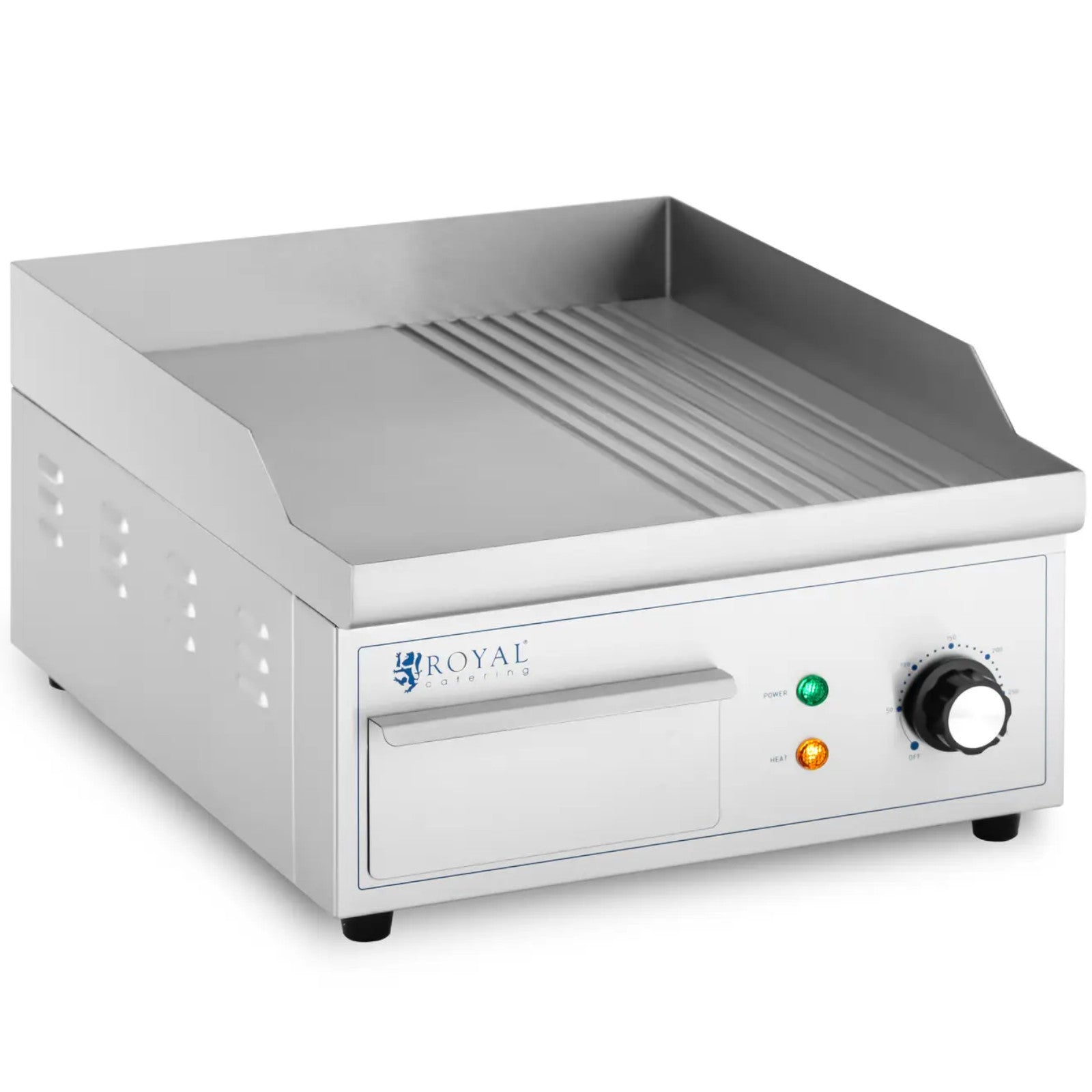Outdoor Grill Accessories – Electric grill, smooth, grooved grill plate, - Carlat