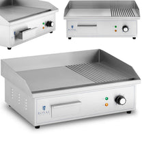 Outdoor Grill Accessories – Electric grill, smooth, grooved grill plate, - Carlat
