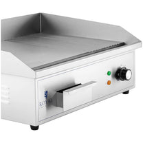Outdoor Grill Accessories – Electric grill, smooth, grooved grill plate, - Carlat
