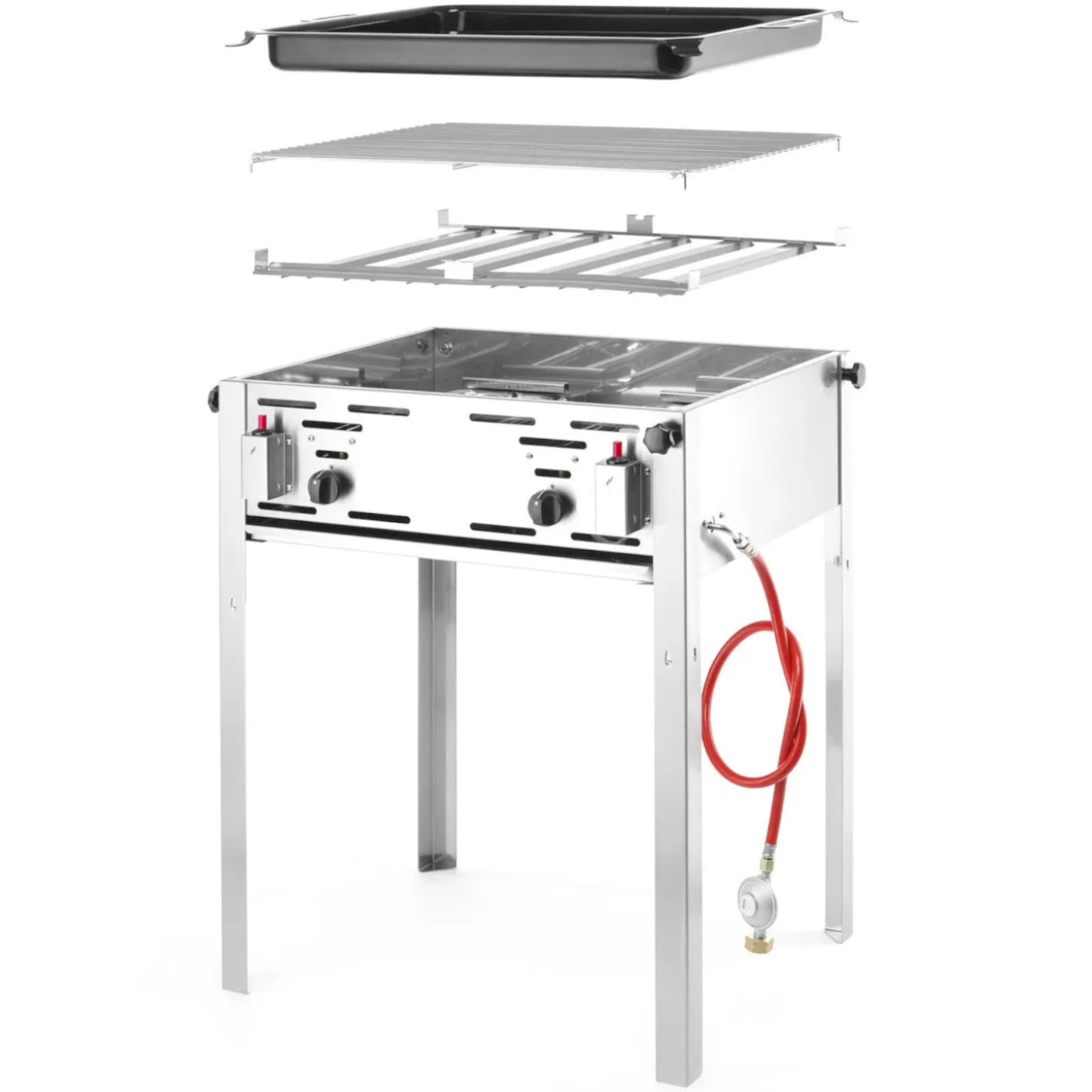 Outdoor Grill Accessories – Gas grill with frying pan Grill - Carlat