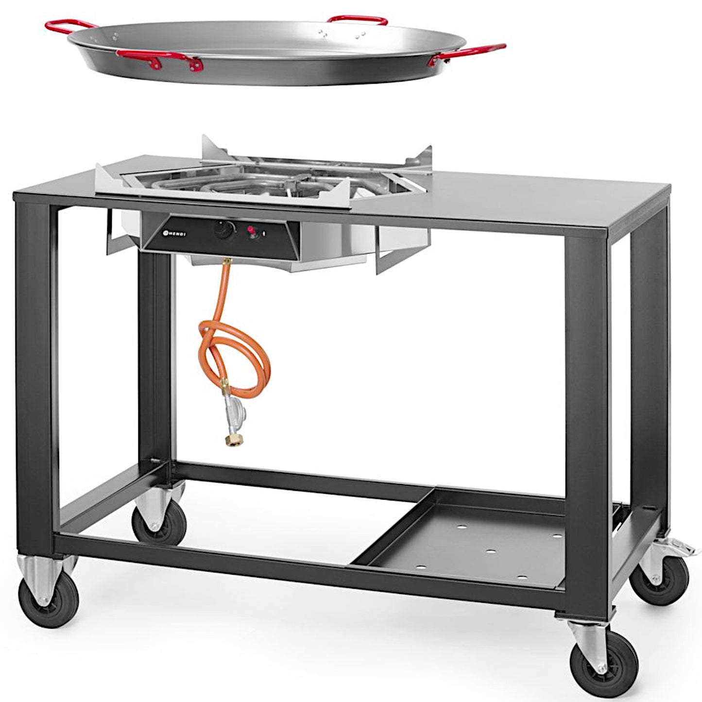 Outdoor Grill Accessories – Gas grill with paella pan 80 - Carlat