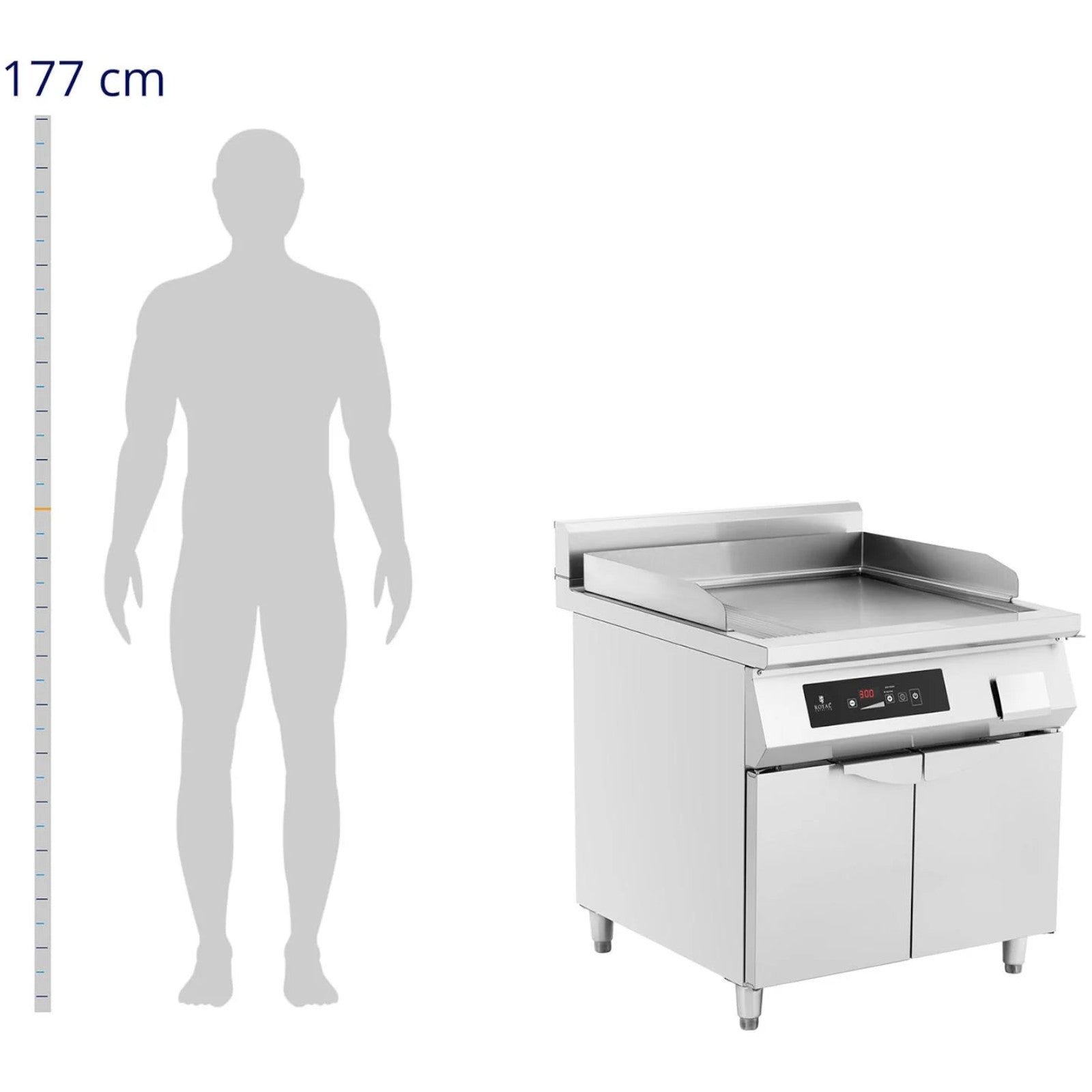 Outdoor Grill Accessories – Smooth free-standing induction grill 720 x - Carlat