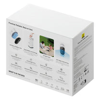 Outdoor surveillance kit 3 cameras base station 2K 16GB 7800mAh - white - Carlat