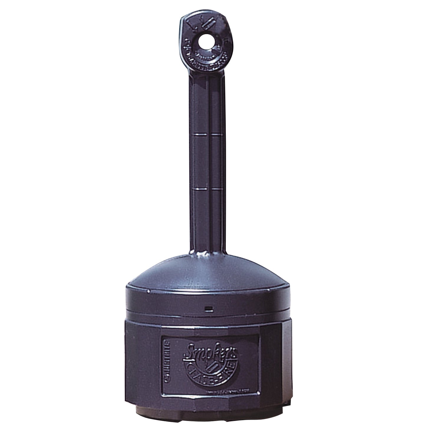 Outside ashtray on stable basis. 15L wed. 42cm height 98cm black - Carlat