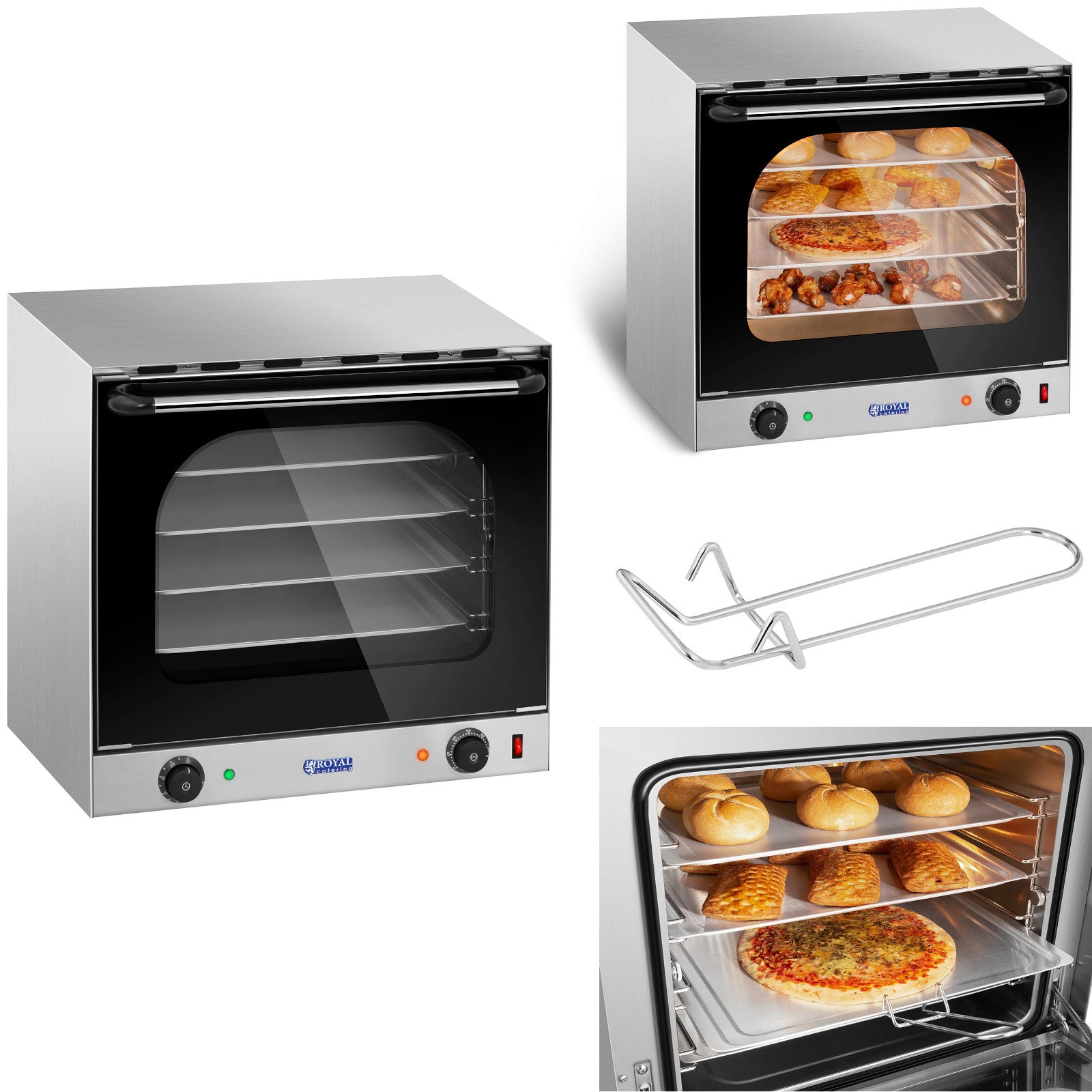 Ovens – Bake in a 4-level convection oven 2400 W - Carlat
