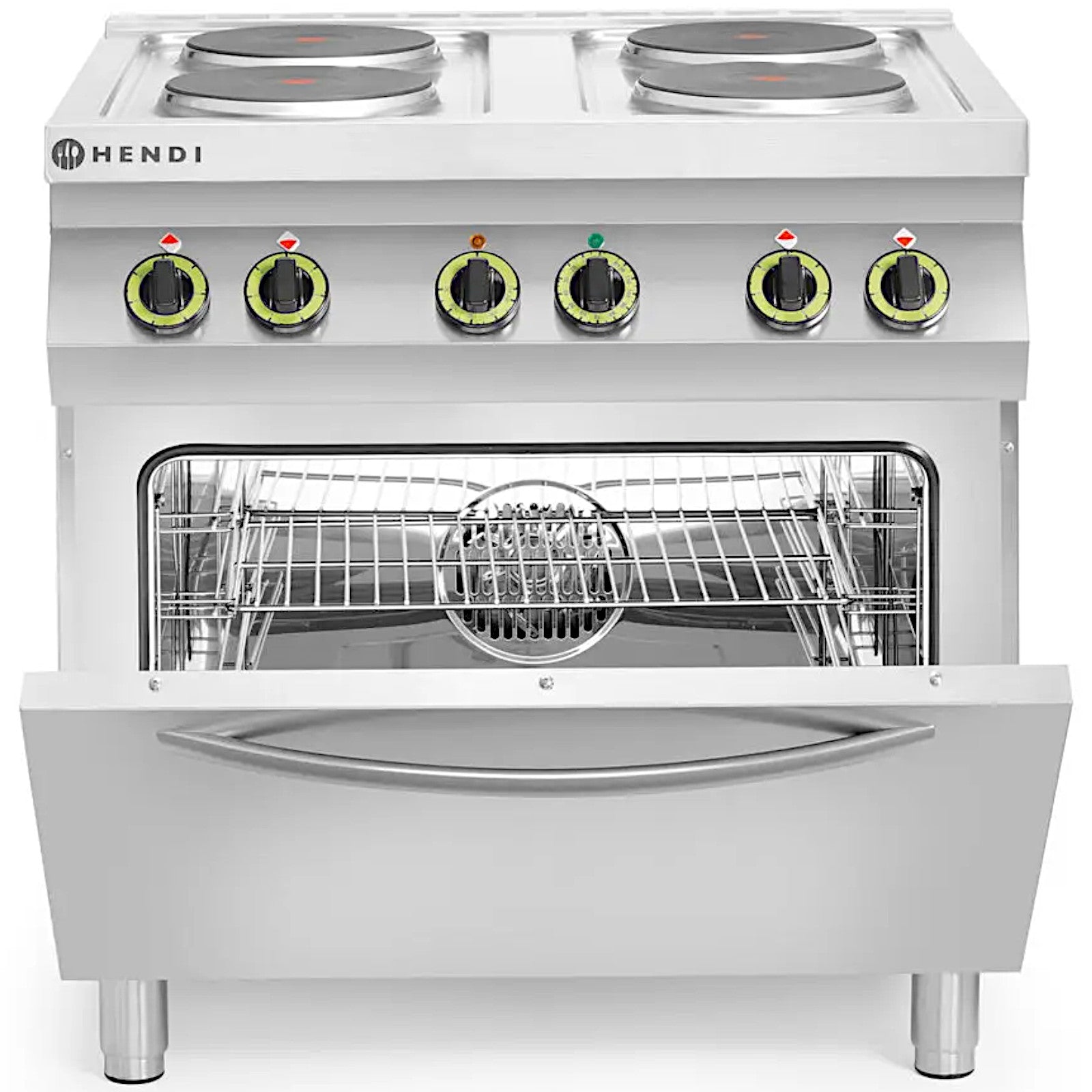 Ovens – Electric cooker 4 plates with convection oven GN1/1 - Carlat