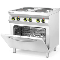 Ovens – Electric cooker 4 plates with convection oven GN1/1 - Carlat
