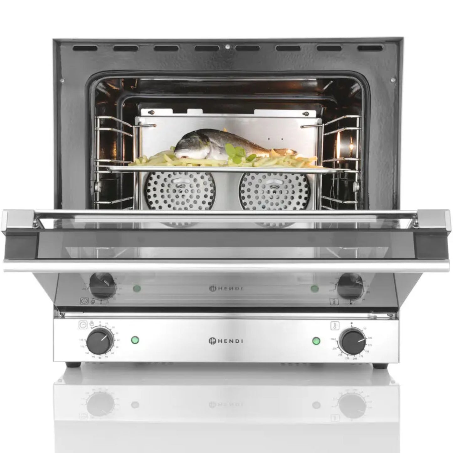 Ovens – H90 electric convection oven for 4 trays 438x315mm - Carlat