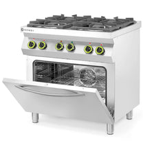 Ovens – Kuchnia gazowa 4 palniki z elektrycznym piekarnikiem konwekcyjnym - Carlat