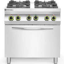 Ovens – Kuchnia gazowa 4 palniki z elektrycznym piekarnikiem konwekcyjnym - Carlat