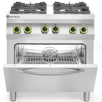 Ovens – Kuchnia gazowa 4 palniki z elektrycznym piekarnikiem konwekcyjnym - Carlat